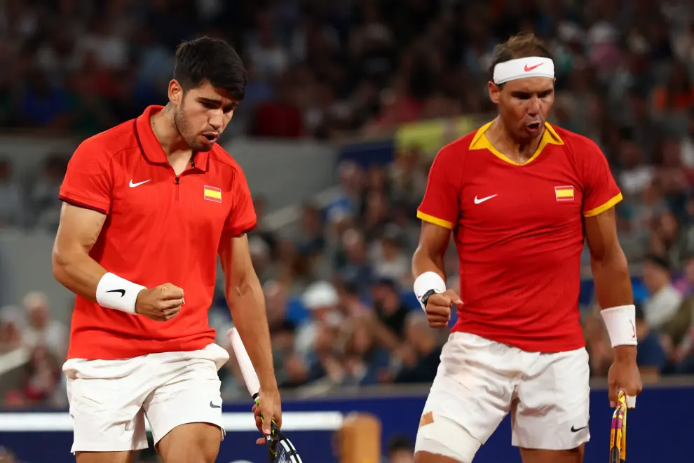 Tenis Juegos Olímpicos: Rafa Nadal y Carlos Alcaraz en el torneo de dobles FRANCE PARIS 2024 OLYMPIC GAMES