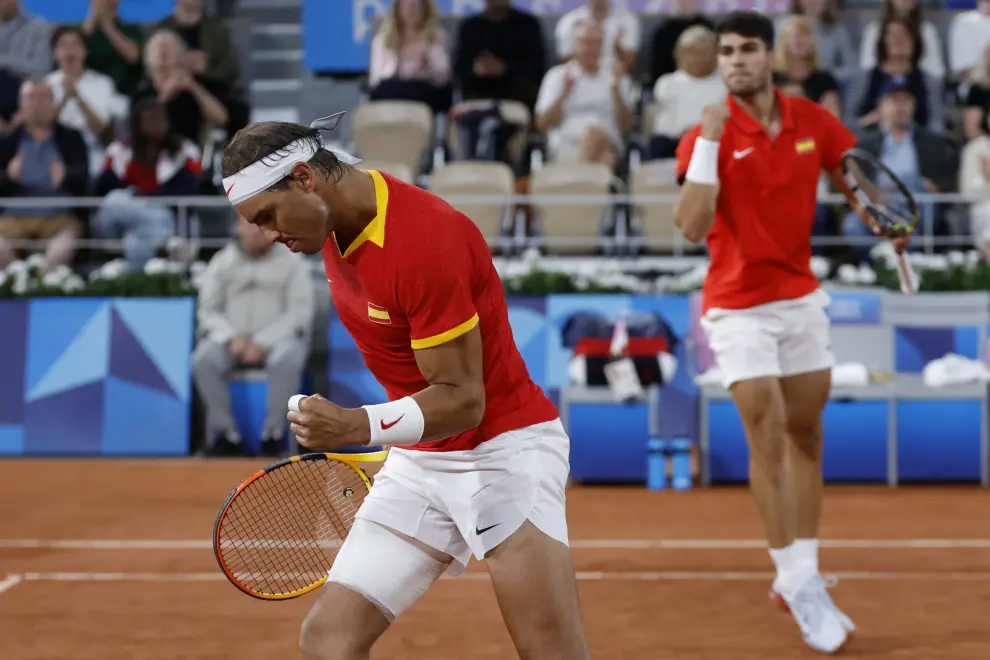 Tenis Juegos Olímpicos: Rafa Nadal y Carlos Alcaraz en el torneo de dobles FRANCE PARIS 2024 OLYMPIC GAMES