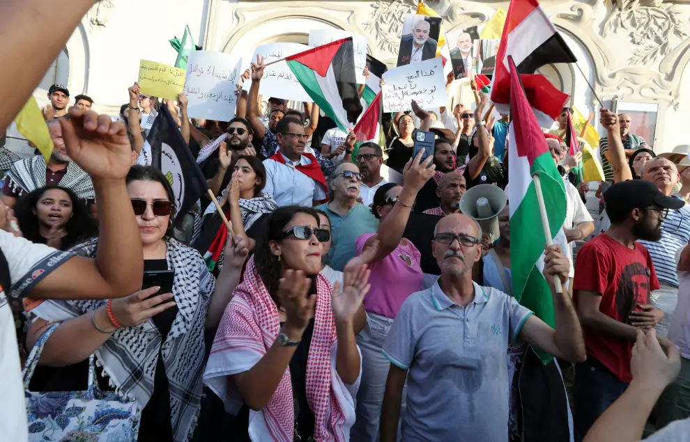 Miles de personas se despiden del líder del Hamás en Irán