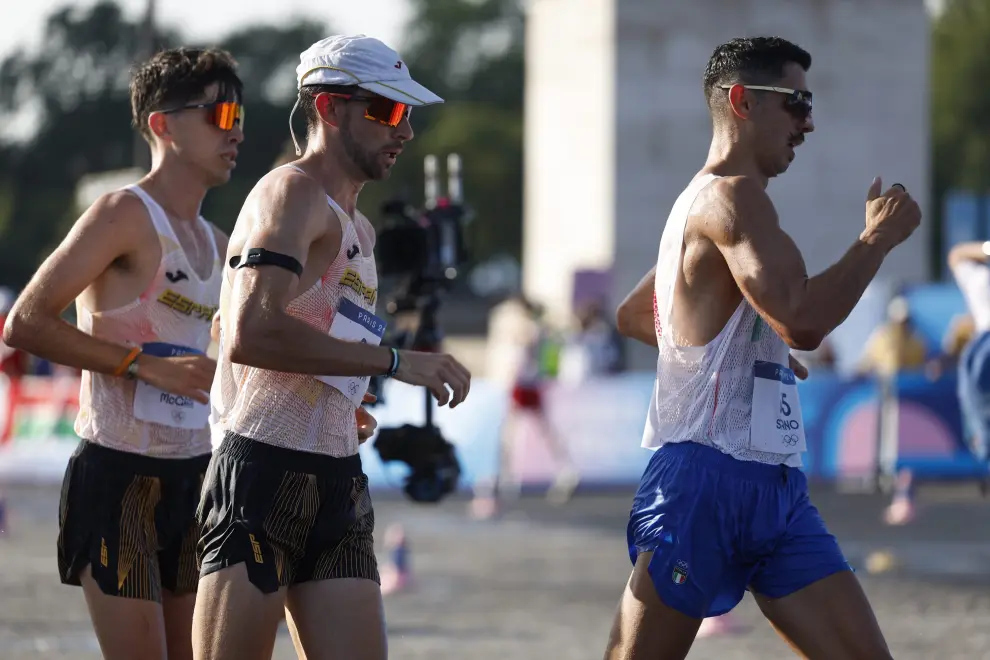 Prueba masculina de los 20 km marcha en los Juegos Olímpicos de París 2024