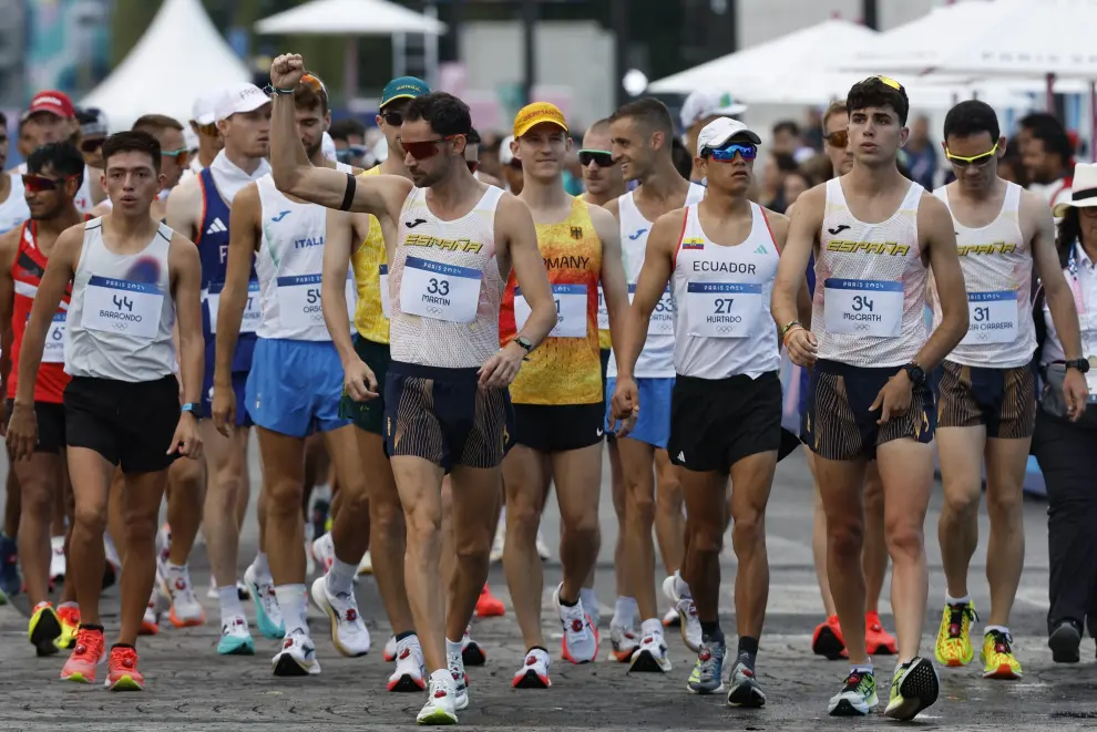 Prueba masculina de los 20 km marcha en los Juegos Olímpicos de París 2024