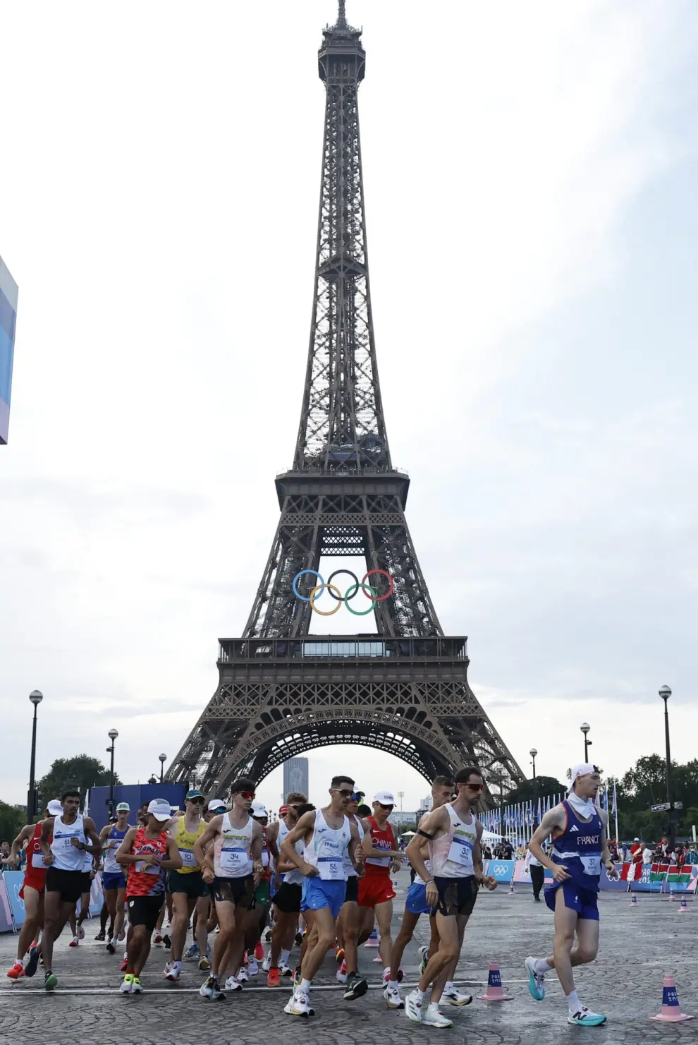 Prueba masculina de los 20 km marcha en los Juegos Olímpicos de París 2024