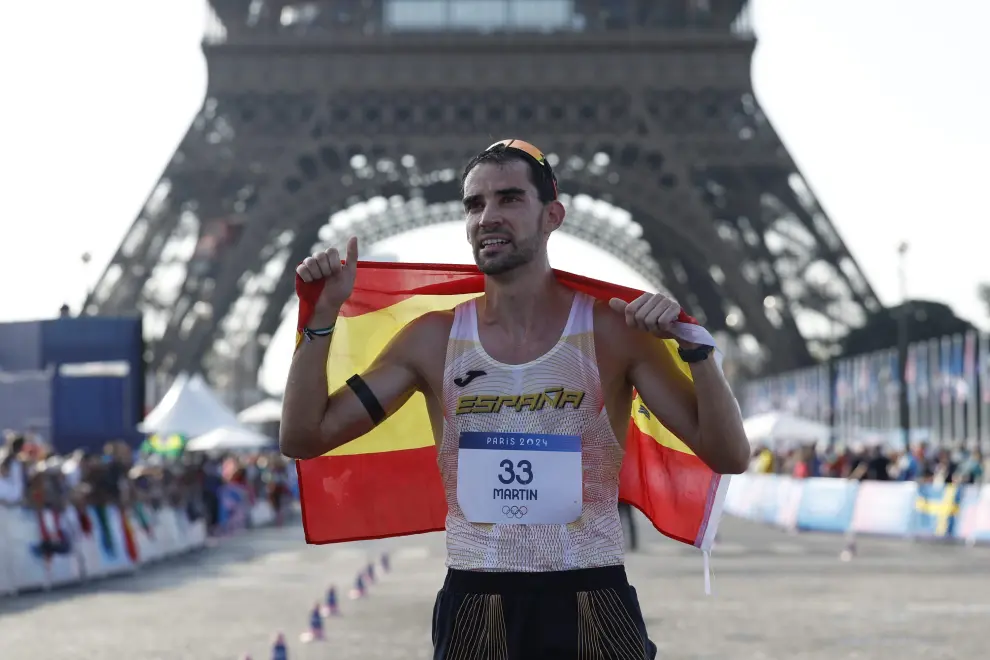 Prueba masculina de los 20 km marcha en los Juegos Olímpicos de París 2024