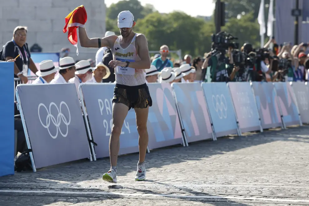 Prueba masculina de los 20 km marcha en los Juegos Olímpicos de París 2024