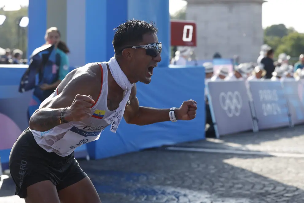 Prueba masculina de los 20 km marcha en los Juegos Olímpicos de París 2024