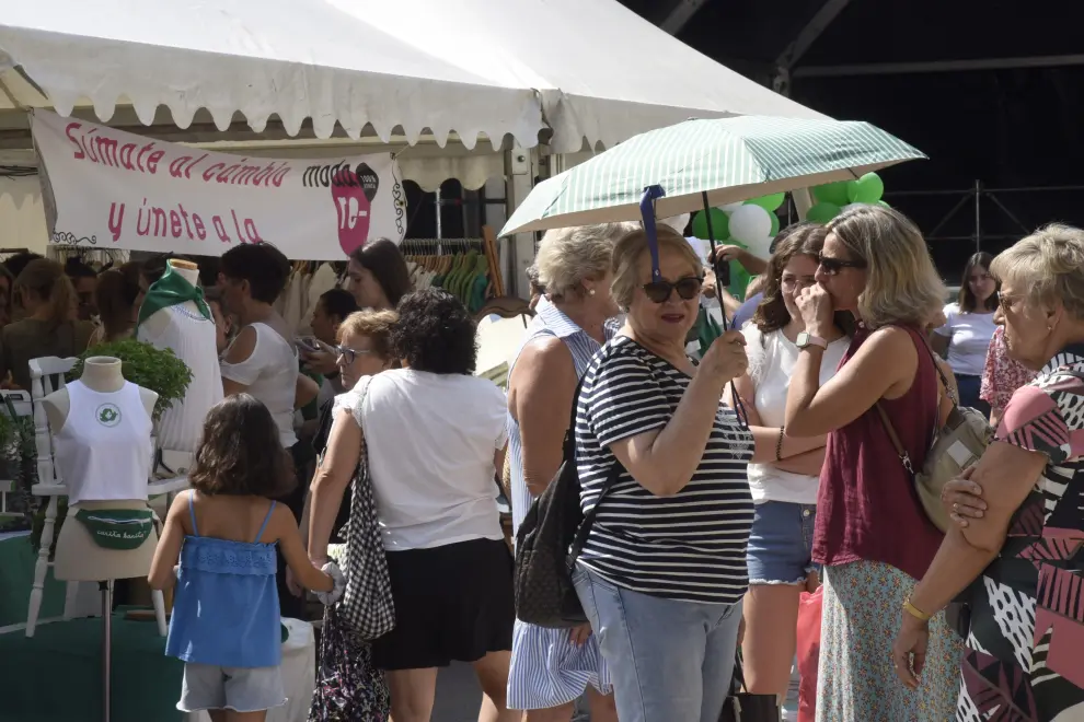 Fotos del 'Green Friday' en Huesca.