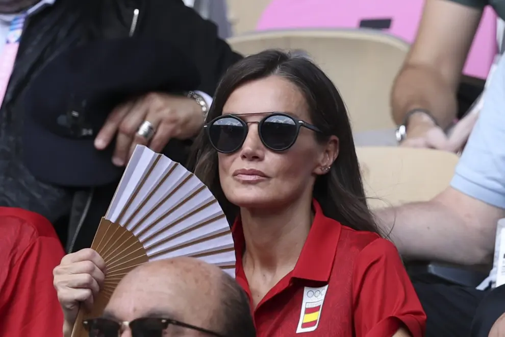 La reina Letizia anima a la delegación española en los Juegos Olímpicos de París