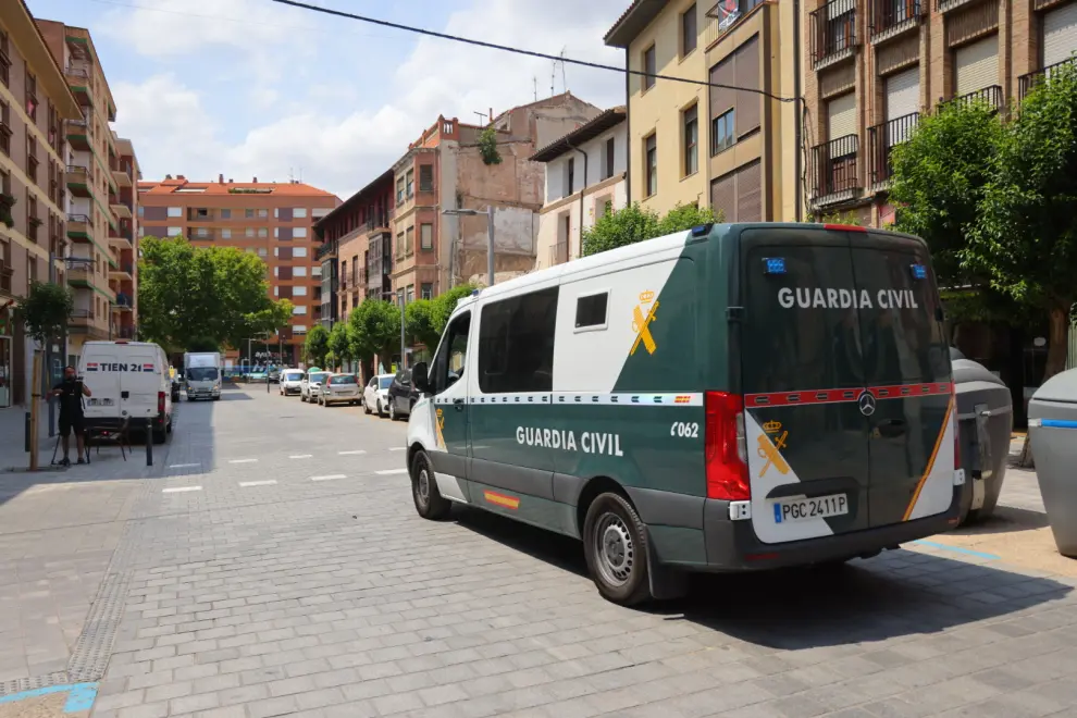 Traslado de los detenidos del Centro de menores de Ateca