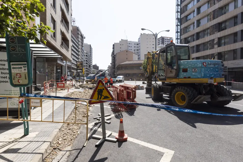 Los vecinos de la comunidad César Augusta 20 han resultado especialmente afectados ya que el sótano se ha inundado.