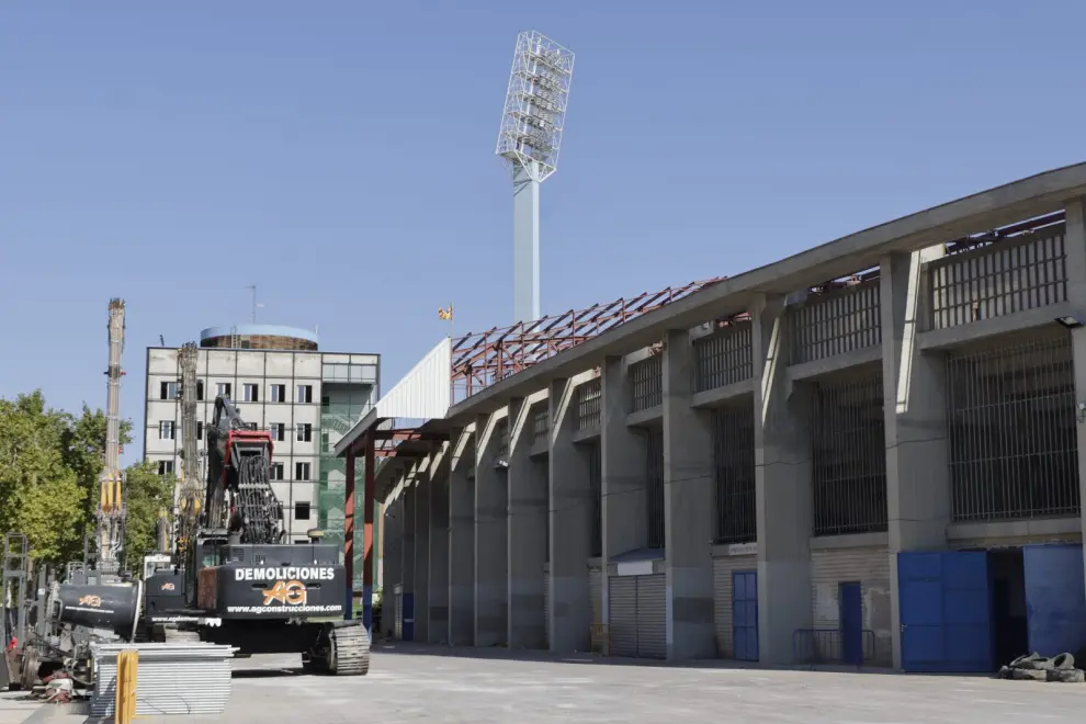 Los trabajos de demolición del inmueble avanzan a buen ritmo.