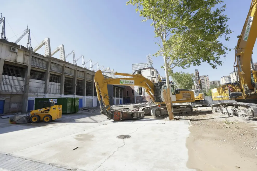 Los trabajos de demolición del inmueble avanzan a buen ritmo.