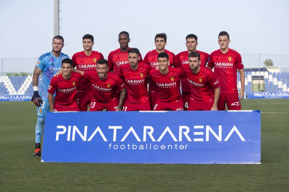 Partido amistoso Elche-Real Zaragoza, en San Pedro Pinatar (Murcia).