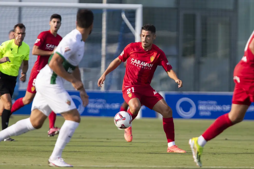 Partido amistoso Elche-Real Zaragoza, en San Pedro Pinatar (Murcia).