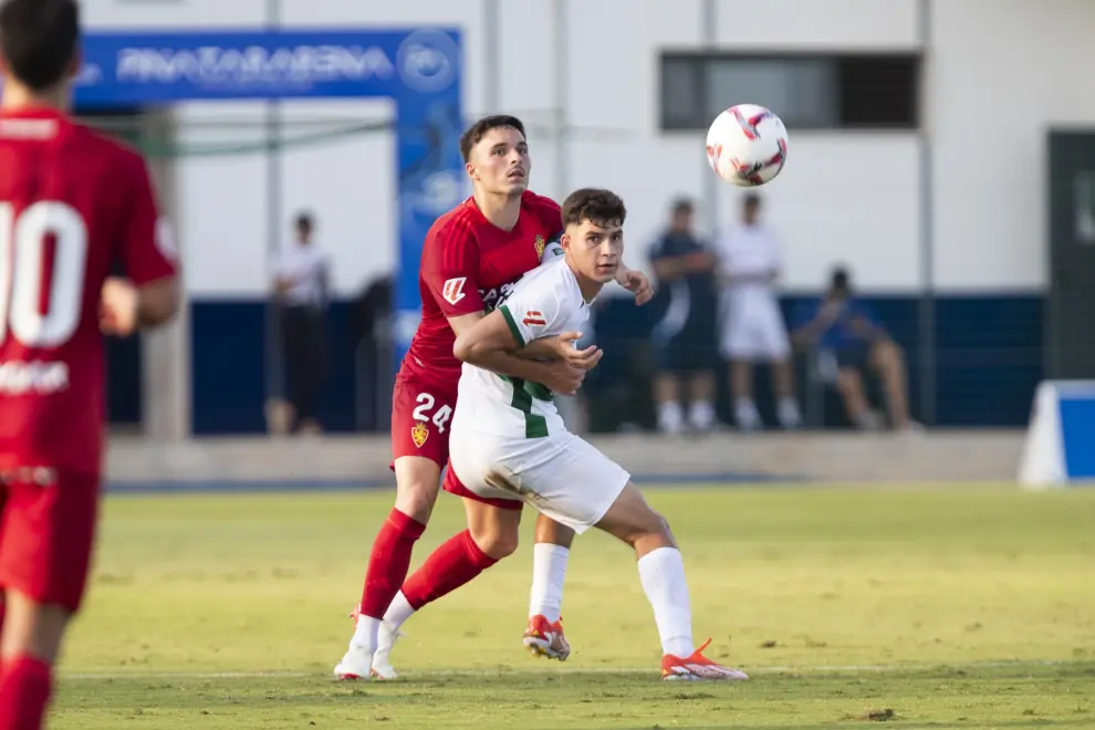 Partido Elche-Real Zaragoza, en San Pedro Pinatar (Murcia).