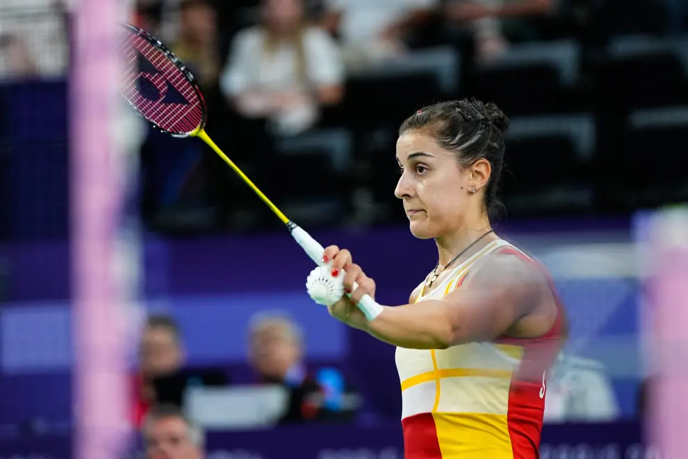 La española dominaba a Bing Jiao He en el momento de la lesión.