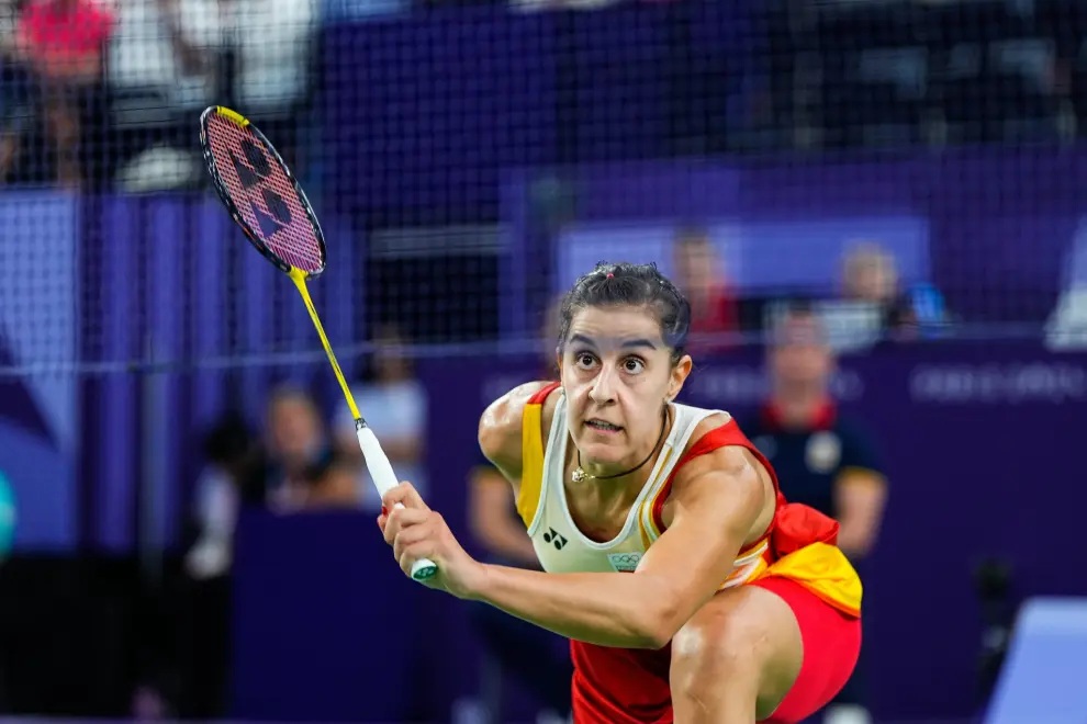 La española dominaba a Bing Jiao He en el momento de la lesión.