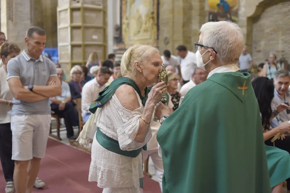 Homenaje a San Lorenzo en la ermita de Loreto.