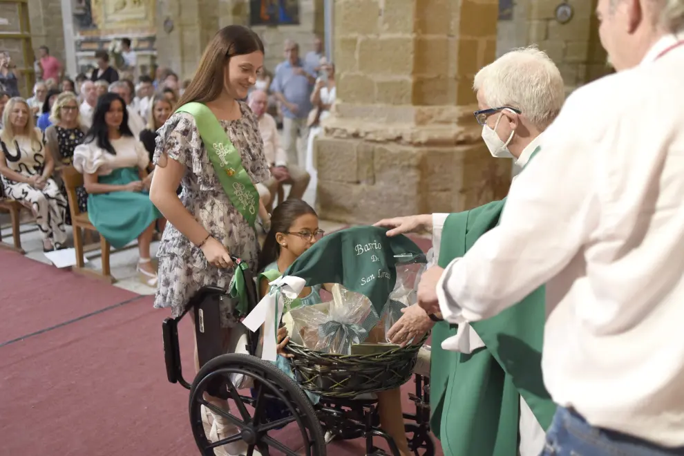 Homenaje a San Lorenzo en la ermita de Loreto.