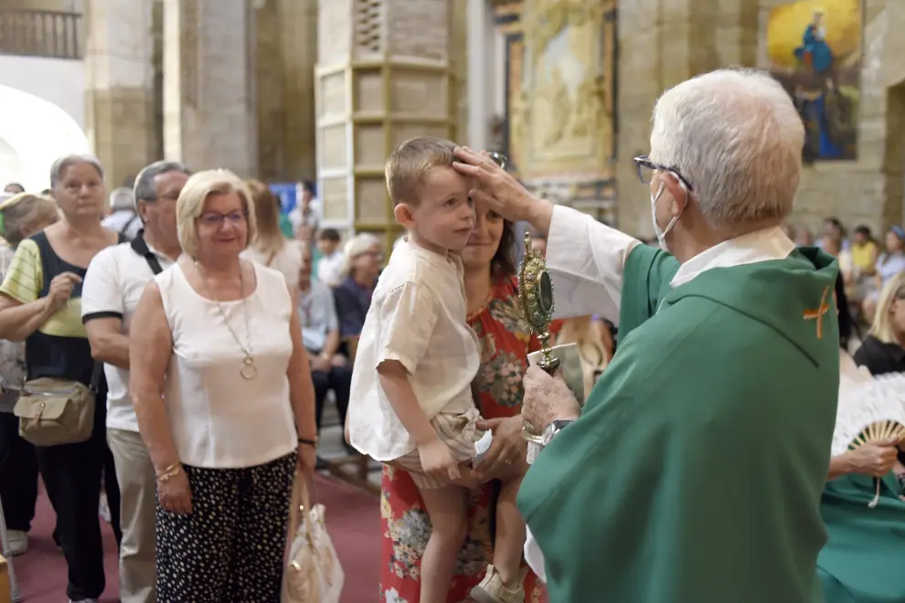 Homenaje a San Lorenzo en la ermita de Loreto.