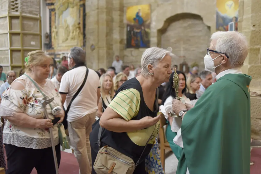 Homenaje a San Lorenzo en la ermita de Loreto.