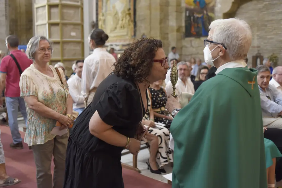 Homenaje a San Lorenzo en la ermita de Loreto.