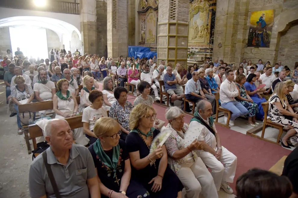 Homenaje a San Lorenzo en la ermita de Loreto.