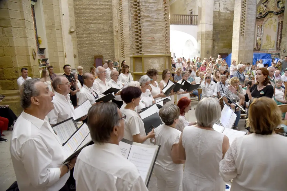 Homenaje a San Lorenzo en la ermita de Loreto.