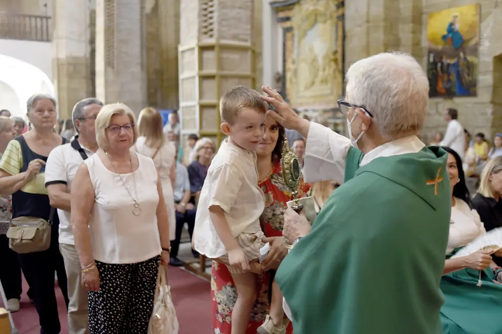 Homenaje a San Lorenzo en la ermita de Loreto.