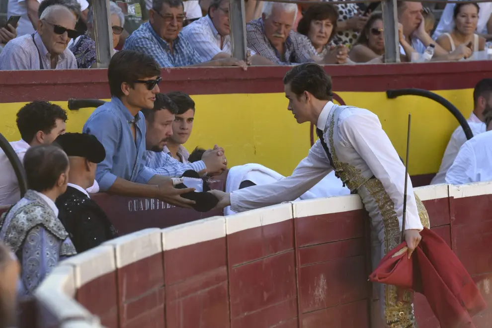 Novillada sin picadores en la plaza de Huesca.