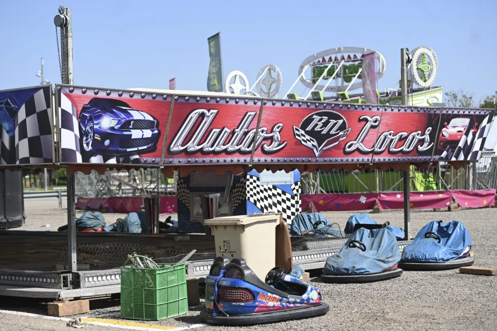 El recinto ferial de Huesca contará con una treintena de atracciones y otra treintena de puestos de comida, casetas de juegos y tómbolas.