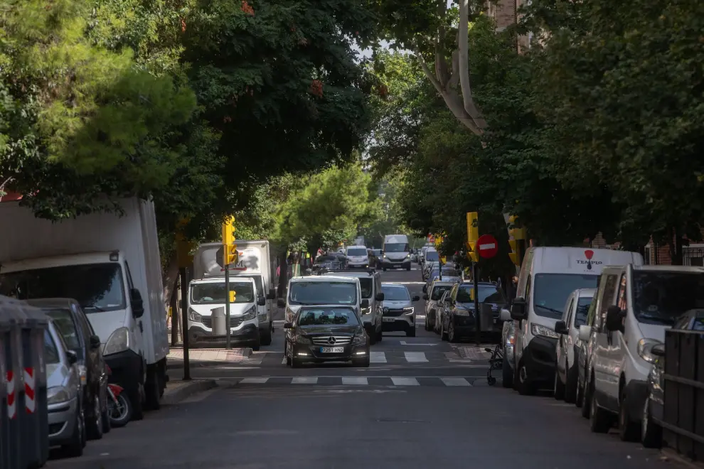 La calle, donde se van a reformar 500 metros de los 1.200 que tiene en total, es una de las arterías de Las Fuentes.