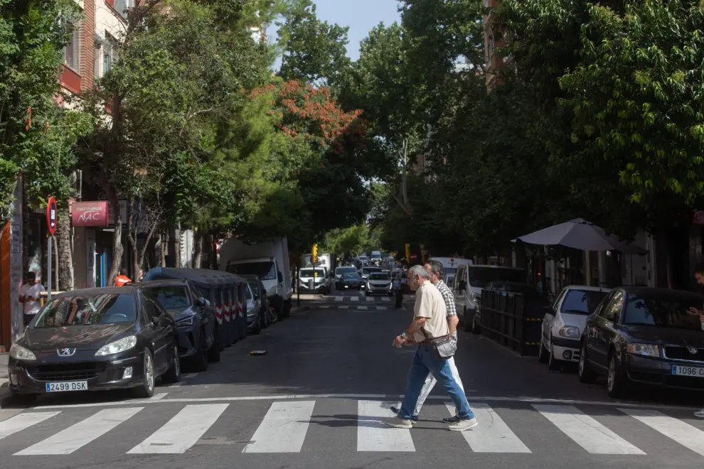 La calle, donde se van a reformar 500 metros de los 1.200 que tiene en total, es una de las arterías de Las Fuentes.