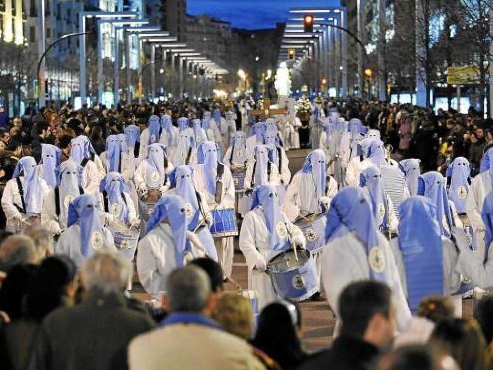 Imagen de la procesión del Santo Entierro del Viernes Santo del año pasado.