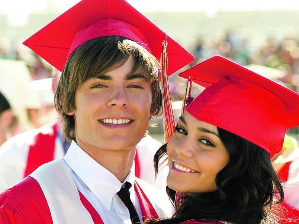 Los protagonistas de 'High School Musical', un gran éxito de Disney.