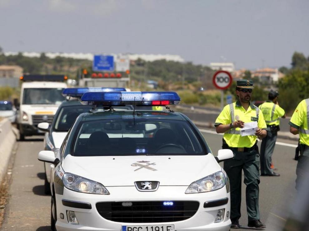 Control de la Guardia Civil en carretera