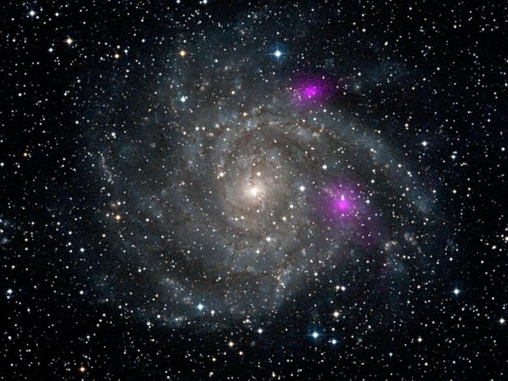 Imagen de una galaxia captada por la NASA