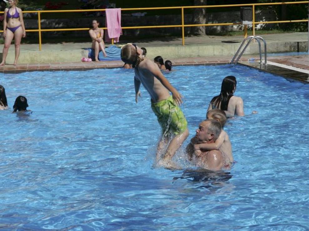 Una de las piscinas de Teruel