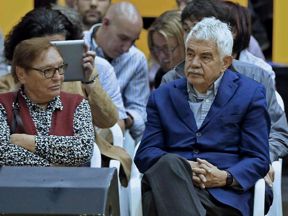 Pasqual Maragall, en el mitin de ERC