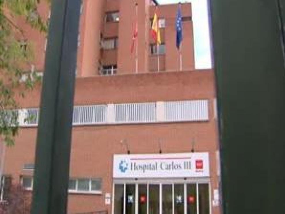 Entrada al hospital Carlos III de Madrid