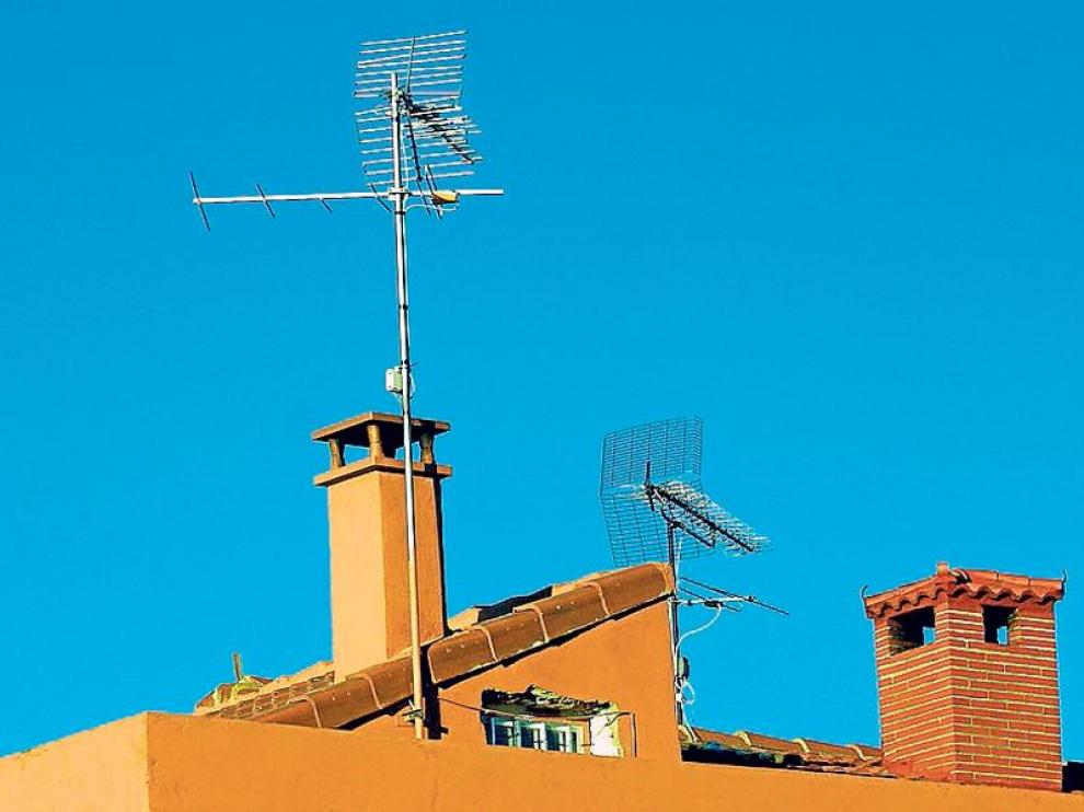 Antena colectiva, en una imagen de archivo.