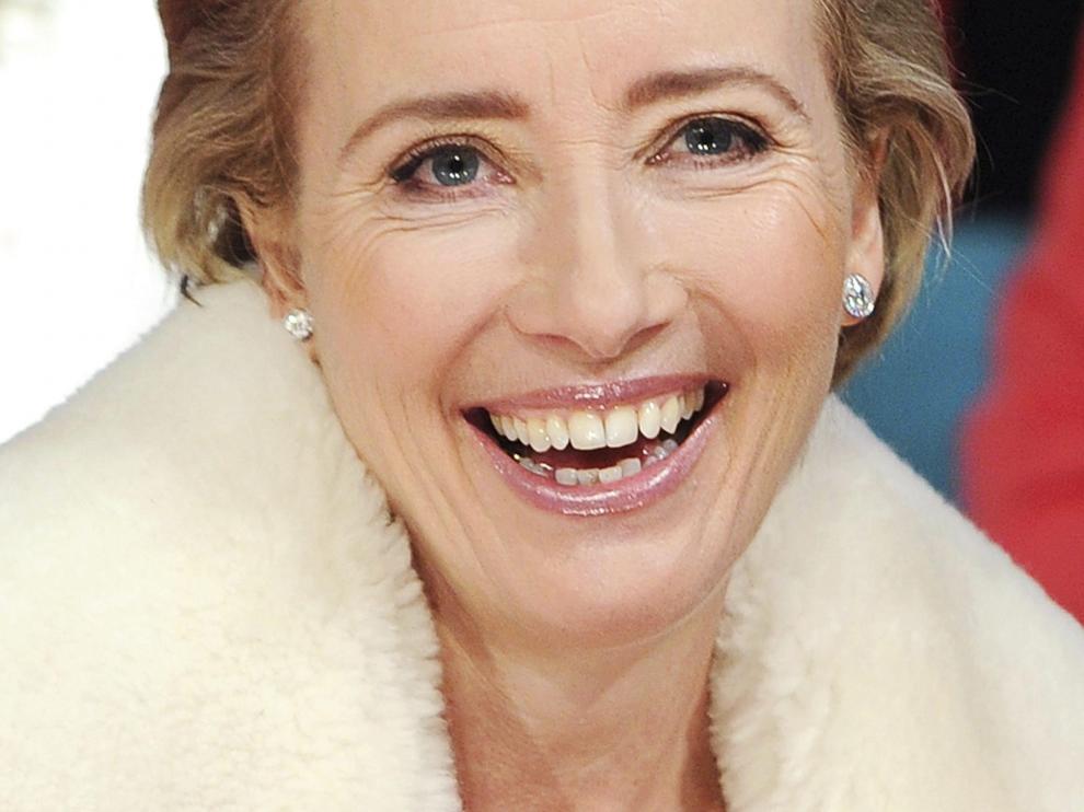 La actriz británica Emma Thompson durante la entrega de los premios EE en Londres.