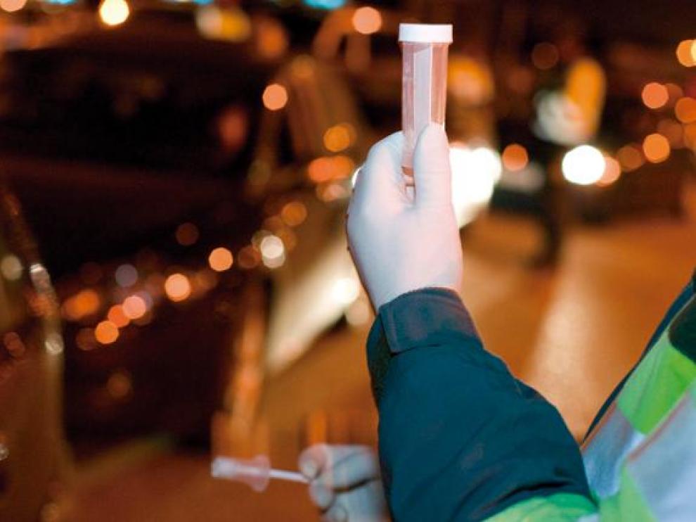 Control de drogas realizado por la Guardia Civil.