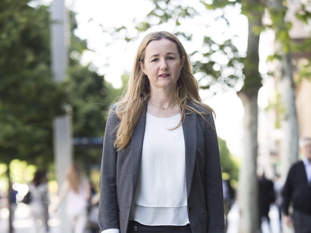 Elena Martínez, concejala del Ayuntamiento de Zaragoza por Ciudadanos.
