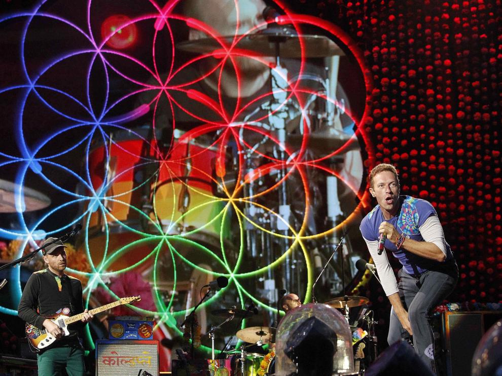 Concierto de Coldplay en Barcelona.