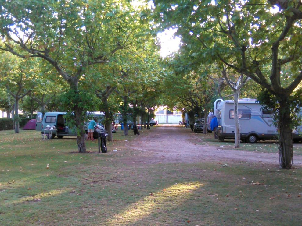Camping San Jorge de Huesca.