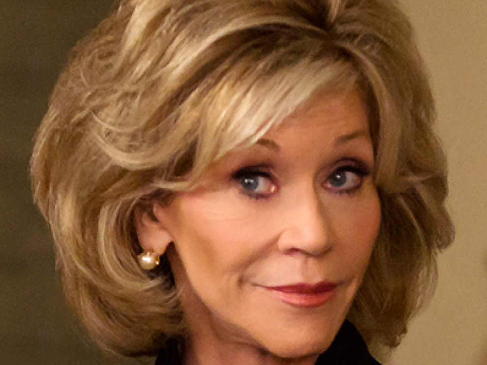 La veterana actriz Jane Fonda.