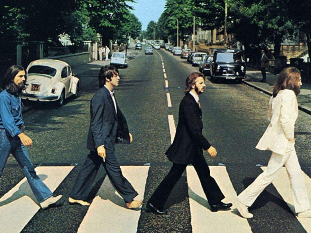 Famosa portada del disco 'Abbey Road' de The Beatles.