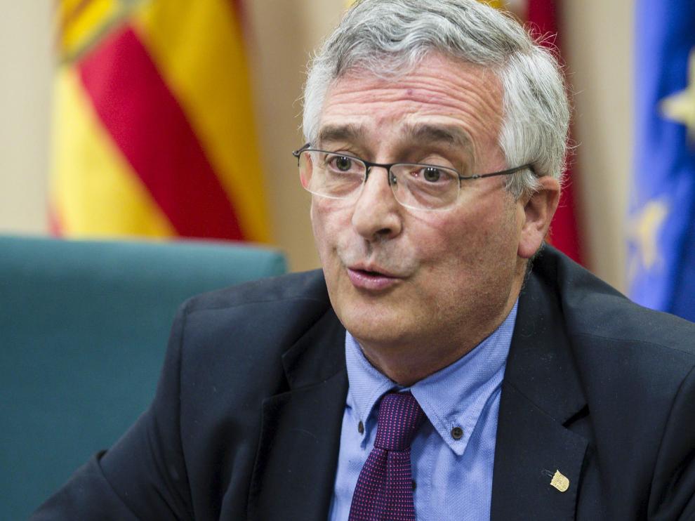 El consejero de Desarrollo Rural y Sostenibilidad del Gobierno de Aragón Joaquín Olona.