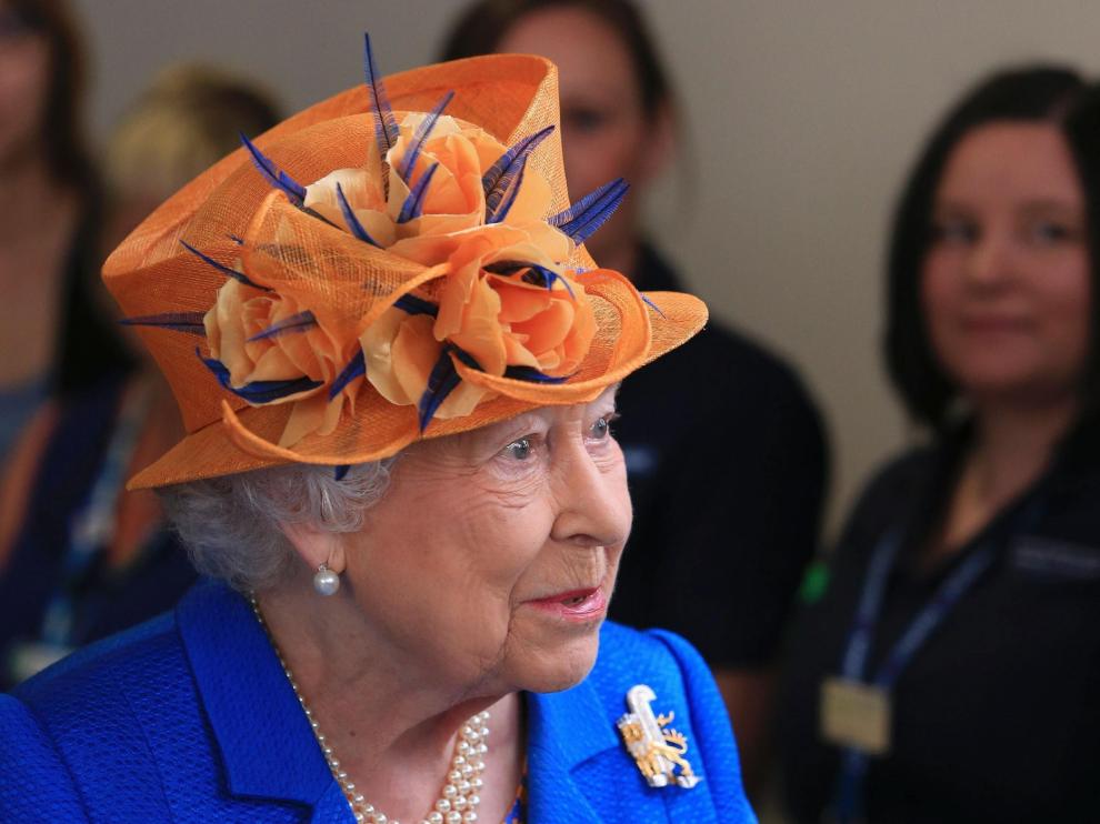 La reina Isabel II de Inglaterra.