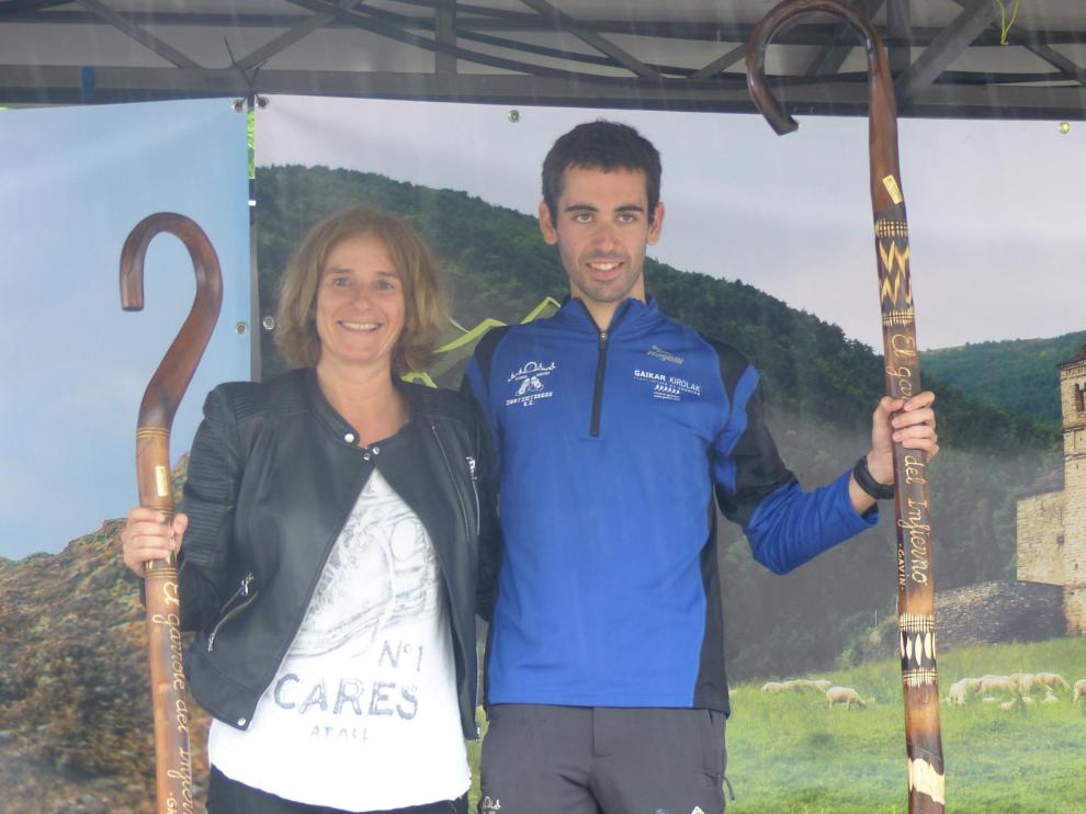 Vencedores absolutos 30K: Íñigo Alzola y Marian Rosa Fresneda
